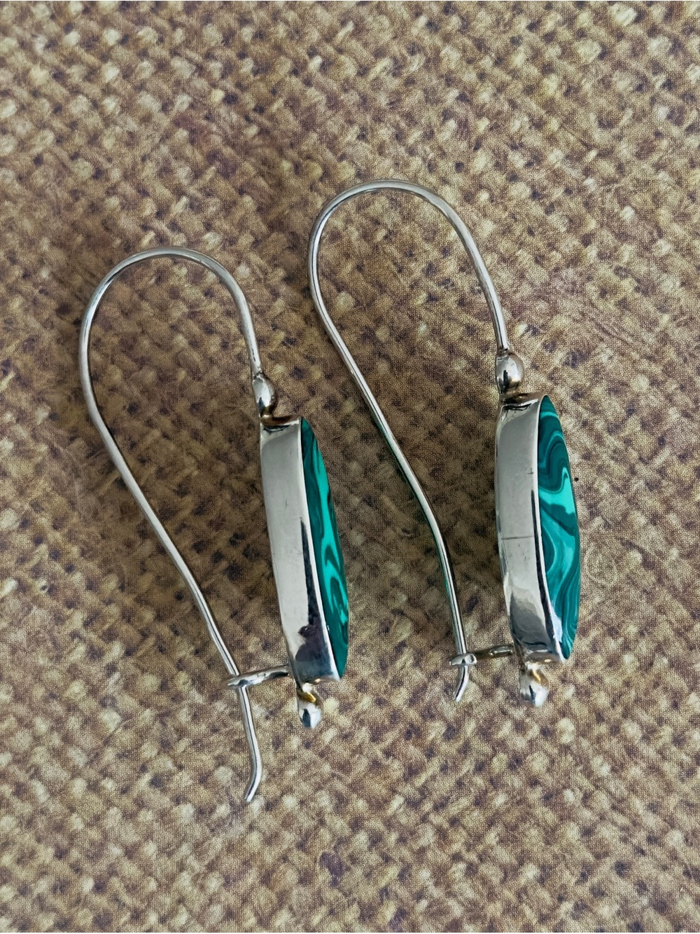 Seed & Sage Malachite SS earrings